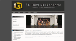 Desktop Screenshot of indomineratama.com